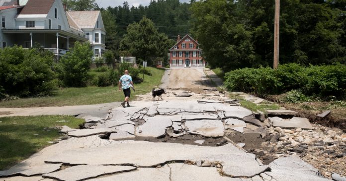 Vermont Flooding Engulfs a Ski Town.