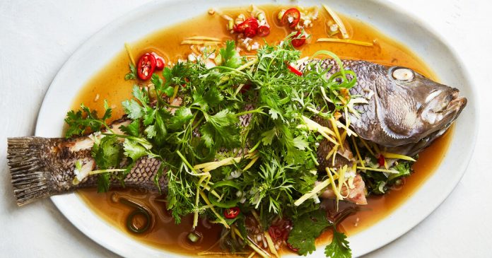 Cantonese-Style Steamed Fish Recipe - The New York Times
